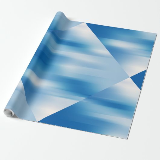 Papier Cadeau Topaz bleu (Déroulé)