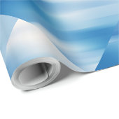 Papier Cadeau Topaze bleue (Coin rond)