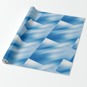 Papier Cadeau Topaze bleue