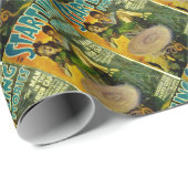 Papier Cadeau Tornade minuscule (Coin rond)