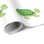 Papier Cadeau Tortue (Coin rond)