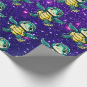 Papier Cadeau Tortue Adorable Charme Charmant Thème Inspiré (Coin)