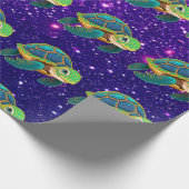 Papier Cadeau Tortue Adorable Charme Charmant Thème Inspiré (Coin)