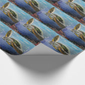 Papier Cadeau Tortue de mer (Coin)