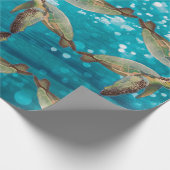 Papier Cadeau Tortue de mer (Coin)