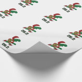 Papier Cadeau Tortue de Noël 26,2 (Coin)
