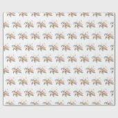 Papier Cadeau Tortue Mignonne (Plat)