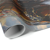 Papier Cadeau Tortue mignonne sur le rond Everglades Découpage (Coin rond)