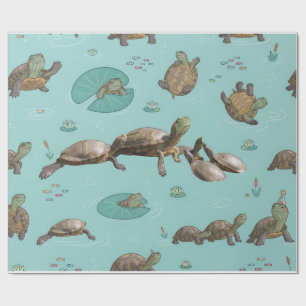 Papier Cadeau Tortues