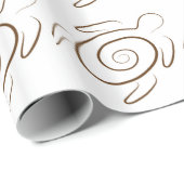 Papier Cadeau Tortues d'Hawaï (Coin rond)