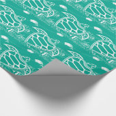 Papier Cadeau Tortues d'Hawaï (Coin)