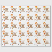 Papier Cadeau Totalement Nuts au sujet du football (Plat)