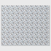Papier Cadeau Toucan gris (Plat)