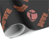 Papier Cadeau Touchdown (Coin rond)