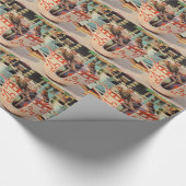 Papier Cadeau tour de tasse de thé au parc d'attractions (Coin)