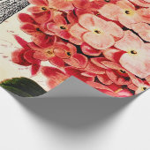 Papier Cadeau Tour Eiffel et hydrangea  (Coin)