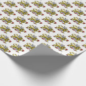 Papier Cadeau Tour Lion Fleur de Lis Crest Emblem C (Coin)