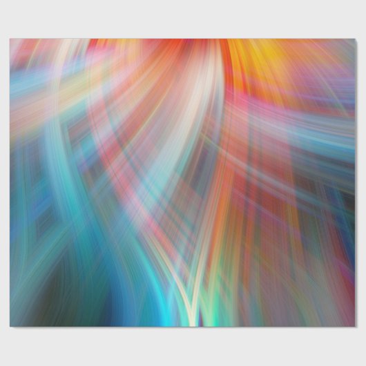 Papier Cadeau Tourbillon abstrait (Plat)