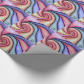 Papier Cadeau Tourbillon d'aquarelle (Coin)
