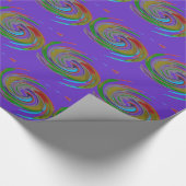Papier Cadeau Tourbillon violet (Coin)