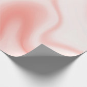 Papier Cadeau Tourbillons en marbre rose-or doux (Coin)