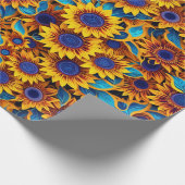 Papier Cadeau Tournesol (Coin)
