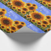 Papier cadeau Tournesol (Coin)