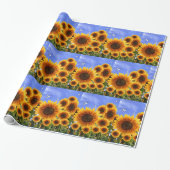 Papier cadeau Tournesol (Déroulé)