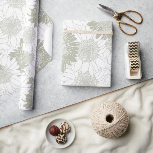 Papier Cadeau Tournesol (Artisanat)