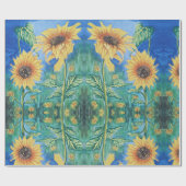 Papier Cadeau Tournesol (Plat)