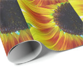 Papier Cadeau Tournesol (Coin rond)