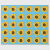 Papier Cadeau Tournesol (Plat)