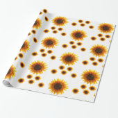 Papier cadeau Tournesol (Déroulé)