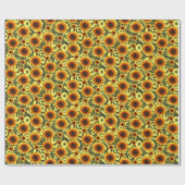 Papier cadeau Tournesol (Plat)