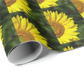 Papier Cadeau Tournesol (Coin rond)