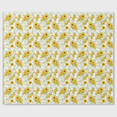 Papier Cadeau Tournesol 8 (Plat)