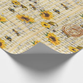 Papier Cadeau Tournesol Bee Gnome (Coin)