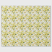 Papier Cadeau Tournesol d'aquarelle 7 (Plat)