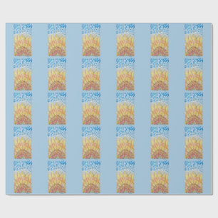 Papier Cadeau Tournesol Radiant Bloom