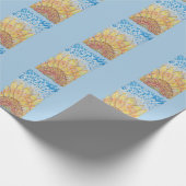 Papier Cadeau Tournesol Radiant Bloom (Coin)