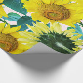 Papier Cadeau Tournesols (Coin)
