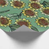 Papier Cadeau Tournesols (Coin)