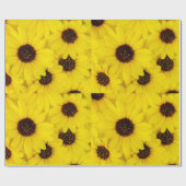 Papier Cadeau Tournesols (Plat)