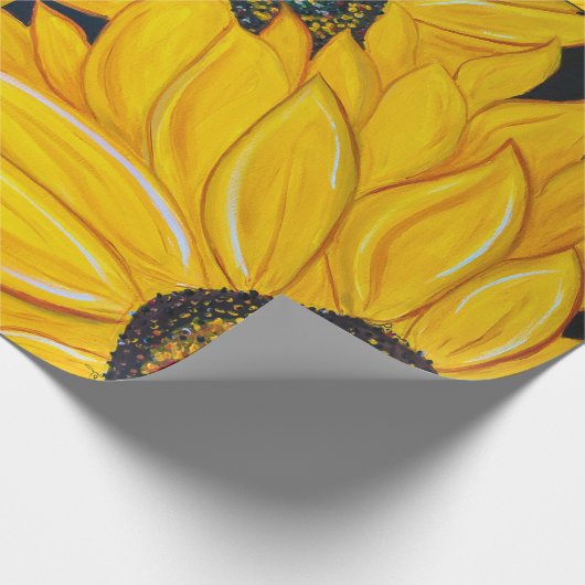 Papier Cadeau Tournesols de LineA (Coin)