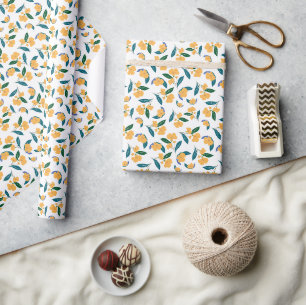 Papier Cadeau Tournesols Jaunes