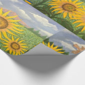 Papier Cadeau Tournesols pour l'Ukraine (Coin)