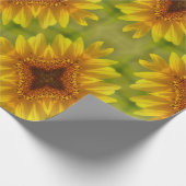 Papier Cadeau Tournesols ravis.... (Coin)