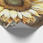 Papier Cadeau Tournesols Sur Fenêtre Collection D'Art Moderne (Coin)