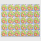 Papier Cadeau Tournez l'Abstrait Cogs (Plat)