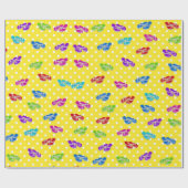 Papier Cadeau Tournons sur les Pois (Plat)